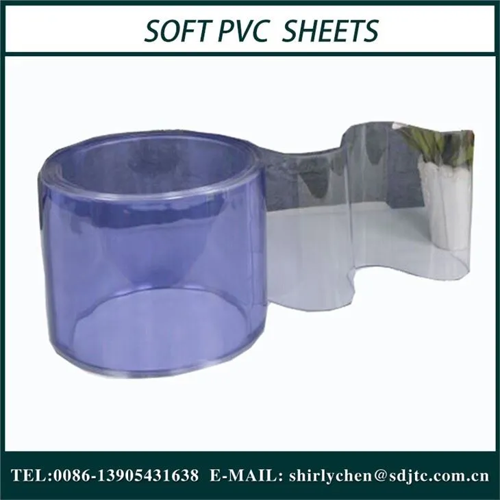 Transparan PVC Pòt Rido Materyèl