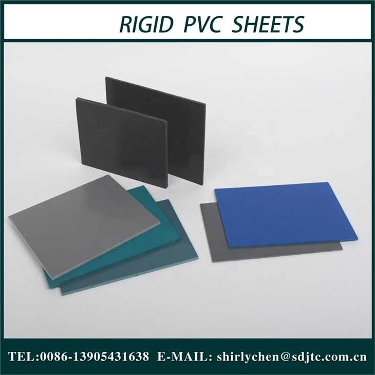 Gri PVC plastik fèy rijid
